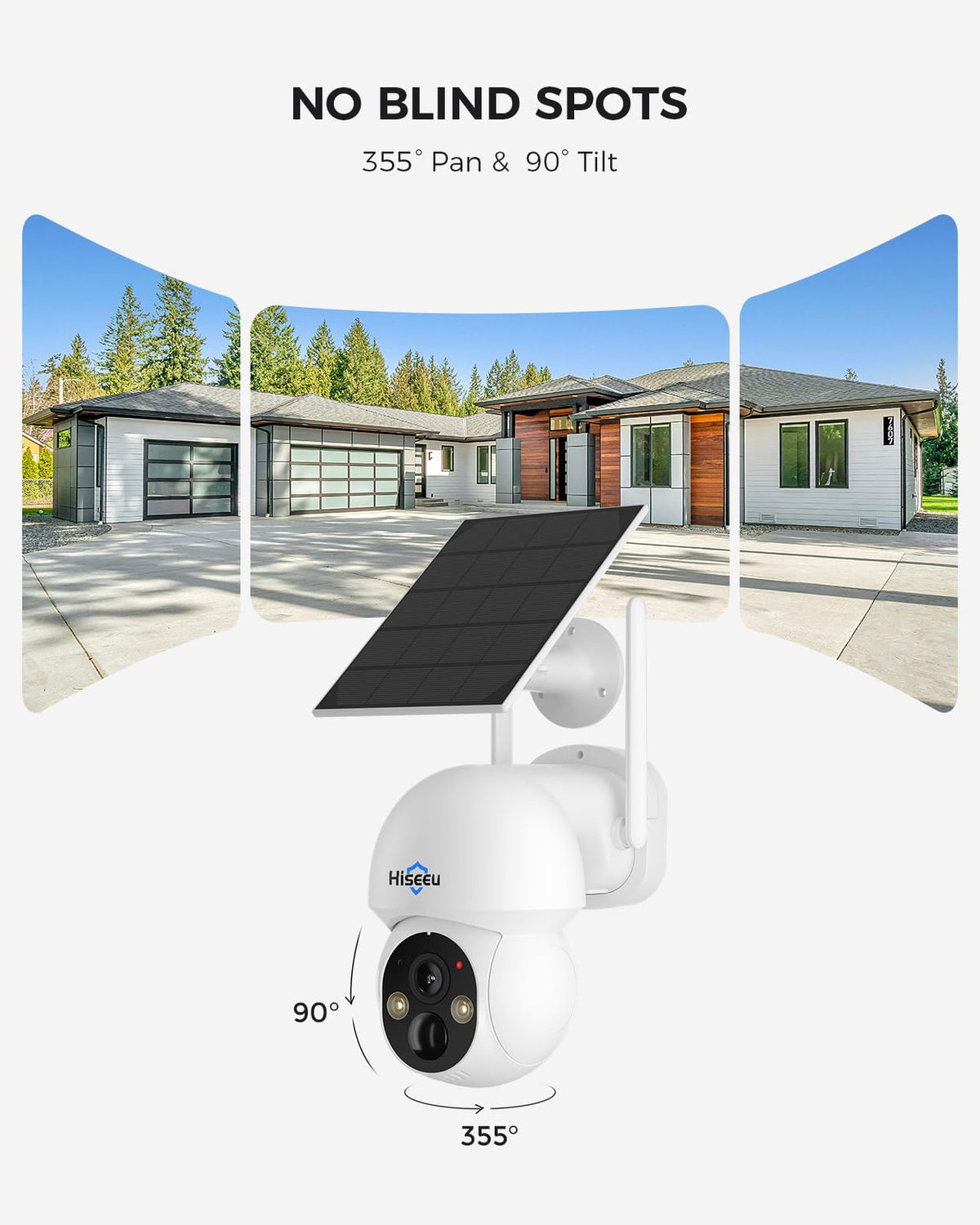 Wireless Outdoor Solar Security Camera System D640290