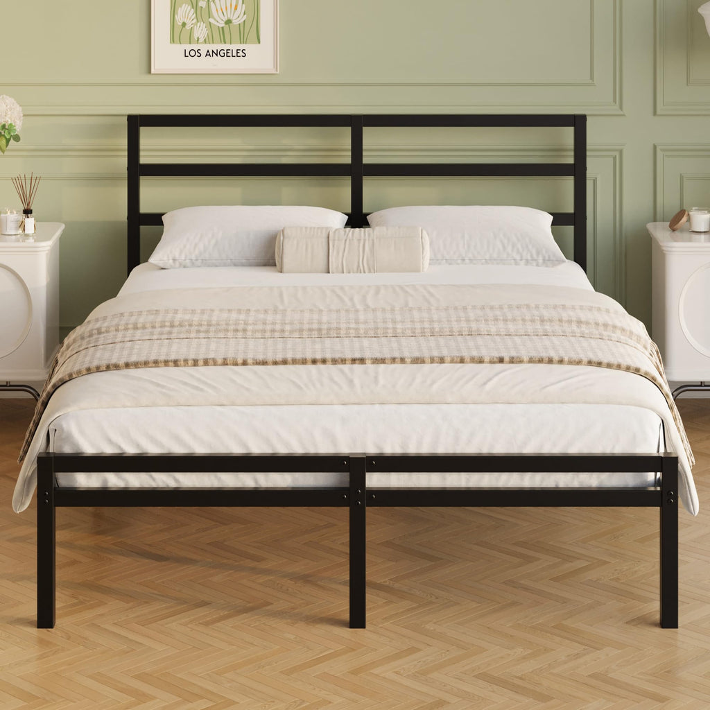 12 Inch Full Size Bed Frame with Headboard and Footboard B10440