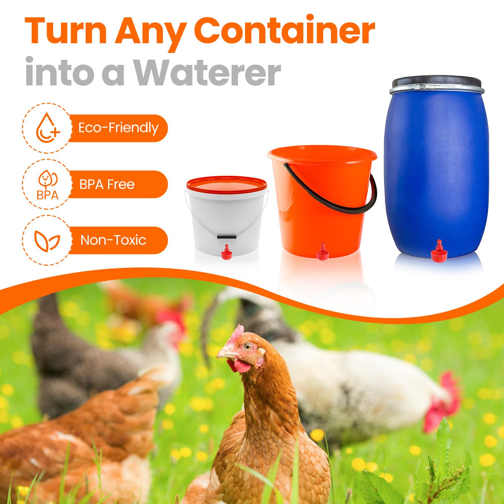 24 Pack Automatic Chicken Waterer V6374