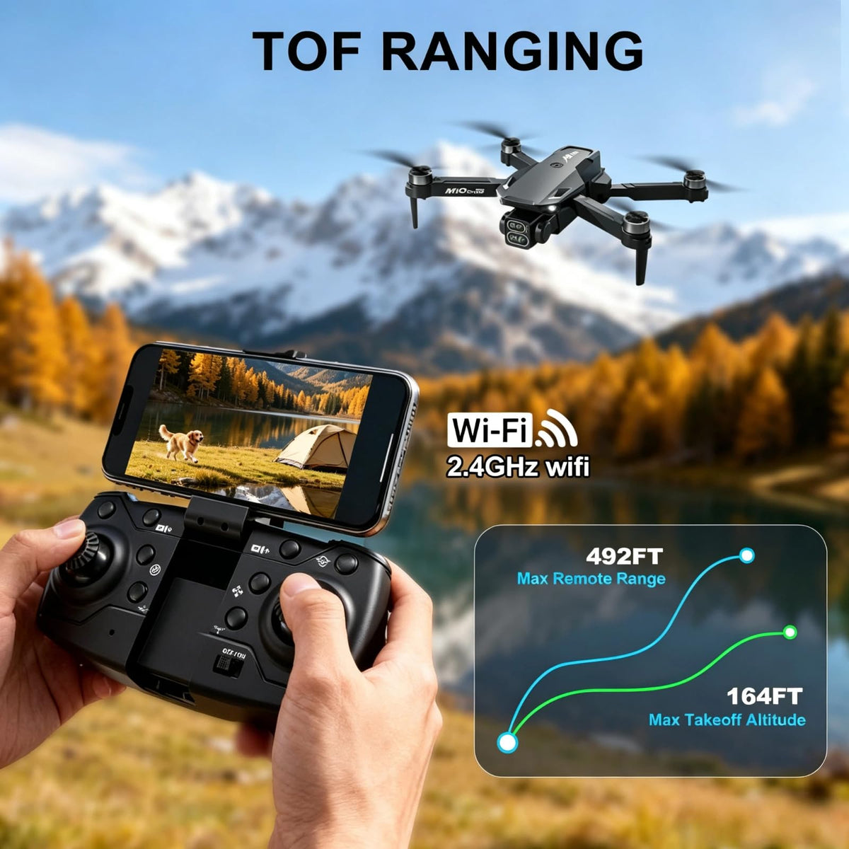 1080P HD Foldable Drone with Camera M996