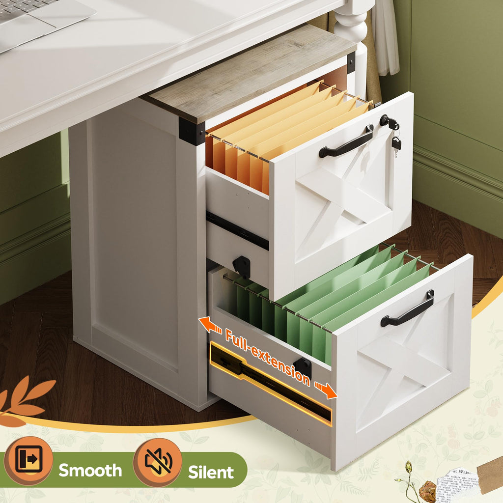 2-Drawer File Cabinet with Lock Y42823