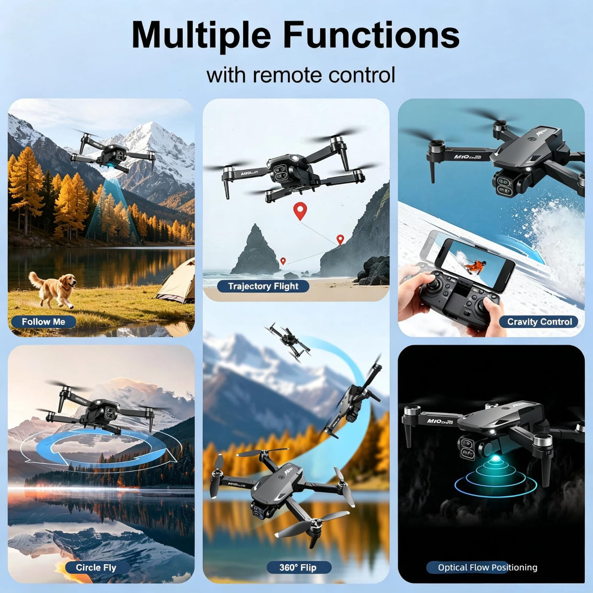 1080P HD Foldable Drone with Camera M996