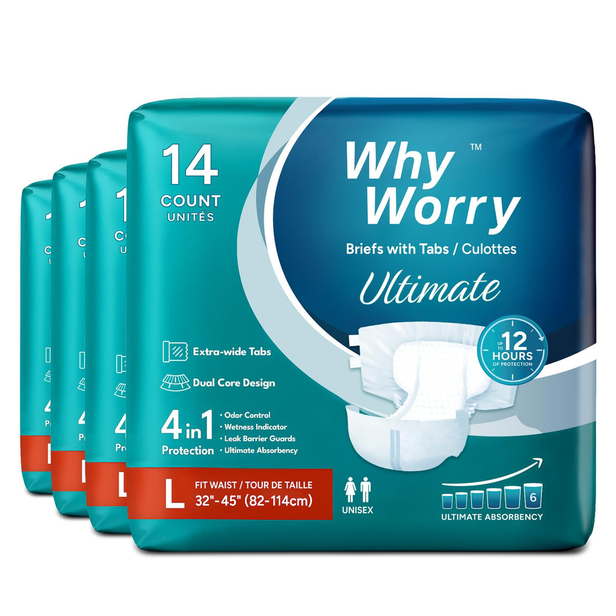 Adult Diapers Large 56 Count A225