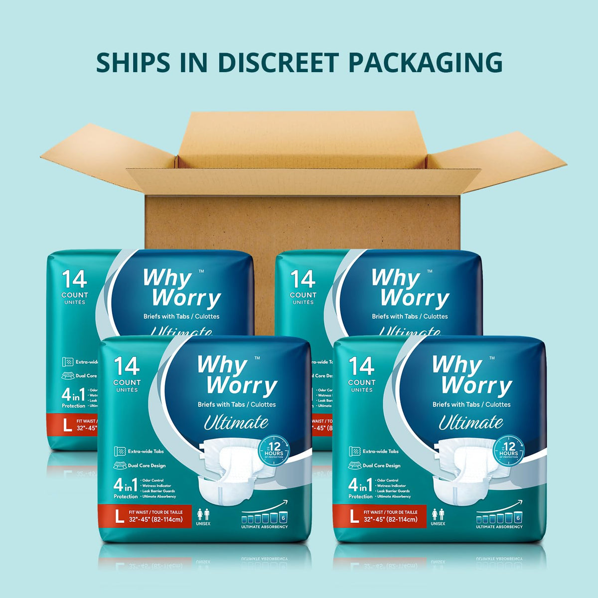 Adult Diapers Large 56 Count A225