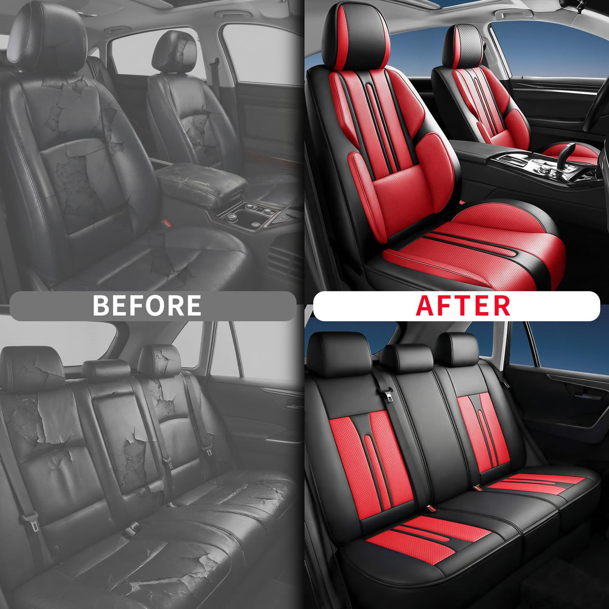 Car Seat Covers Full Set 5 Seat A17415
