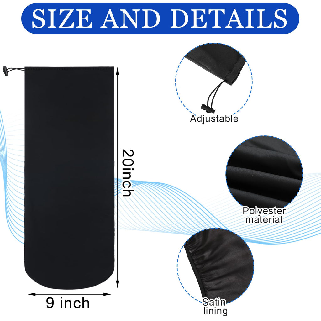 2 Pcs Dreadlock Sleep Cap T566