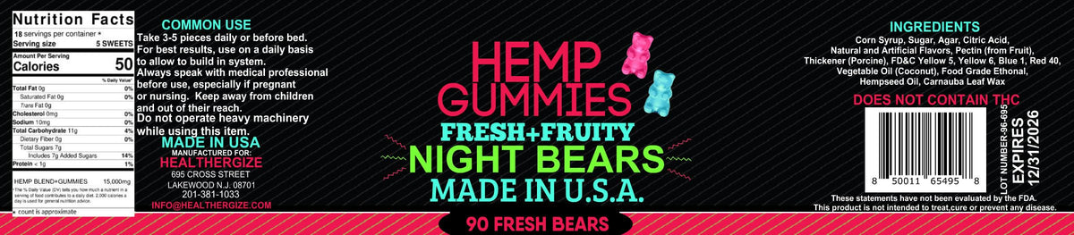 Hemp Gummies N631798