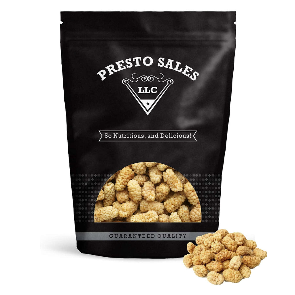 Sun Dried White Mulberries 5 lbs. Resealable Pouch A841229