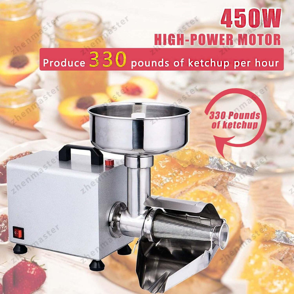 Electric Stainless Steel Tomato Strainer Z4465