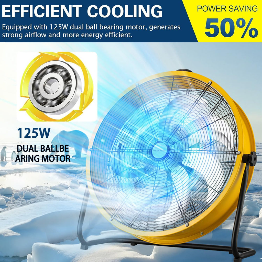 20 Inch 3 Speed Heavy Duty Metal Drum Fan M54537
