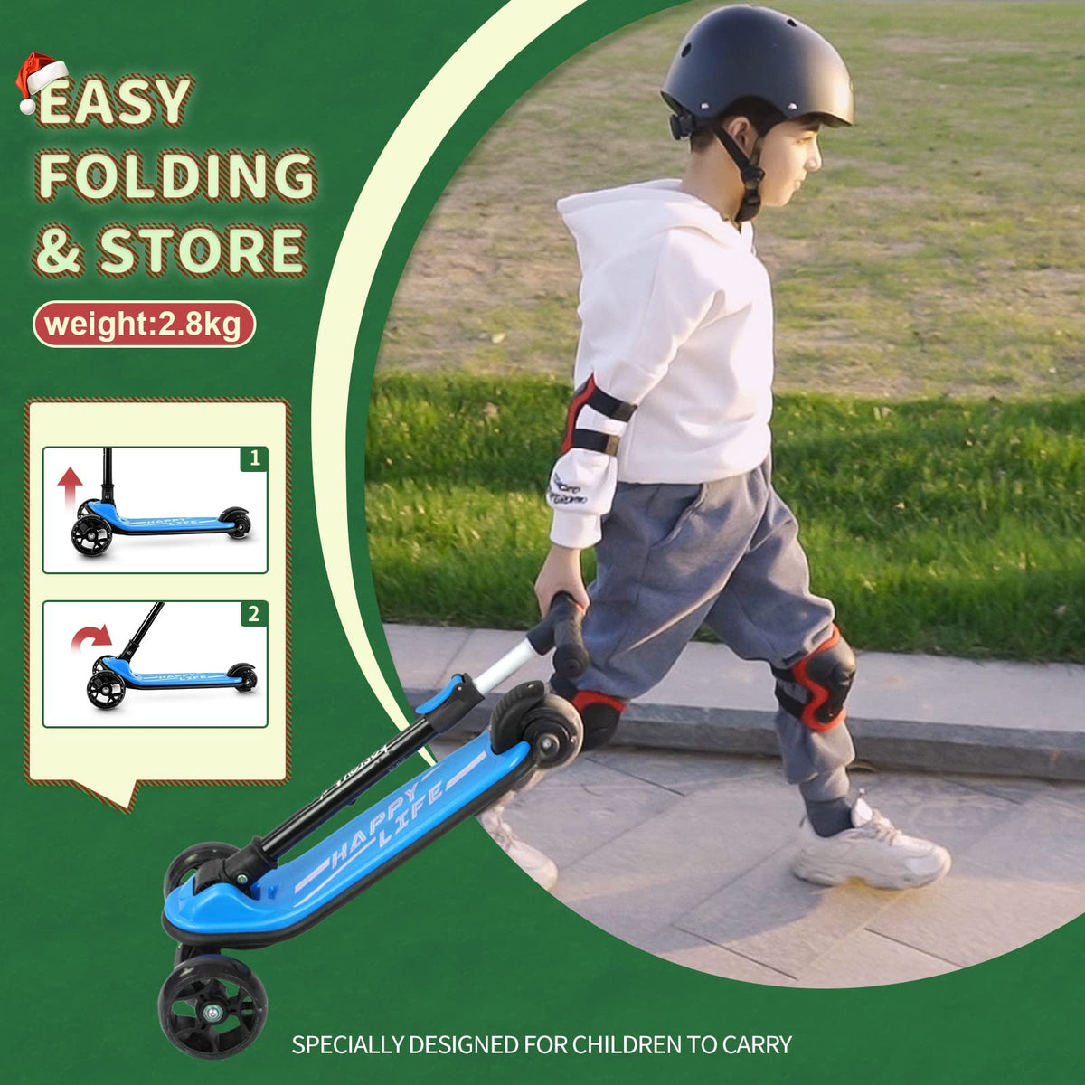 3 Wheel Scooter with 4 Adjustable Height N146200