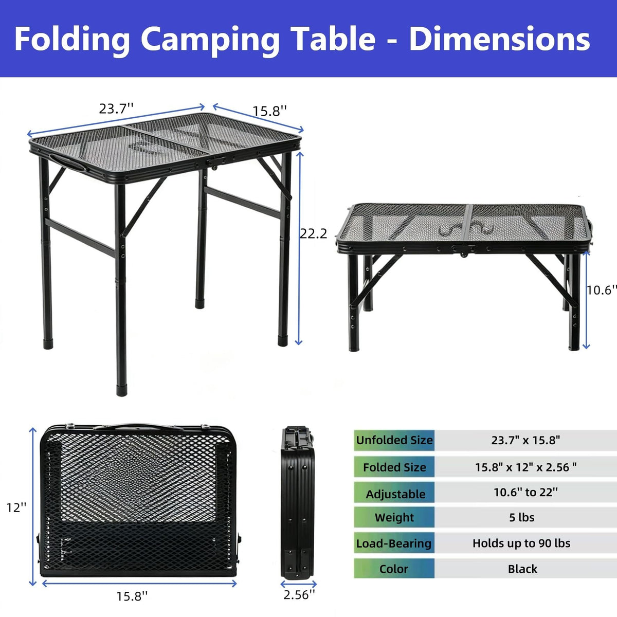 Folding Portable Camping Grill Table G4388