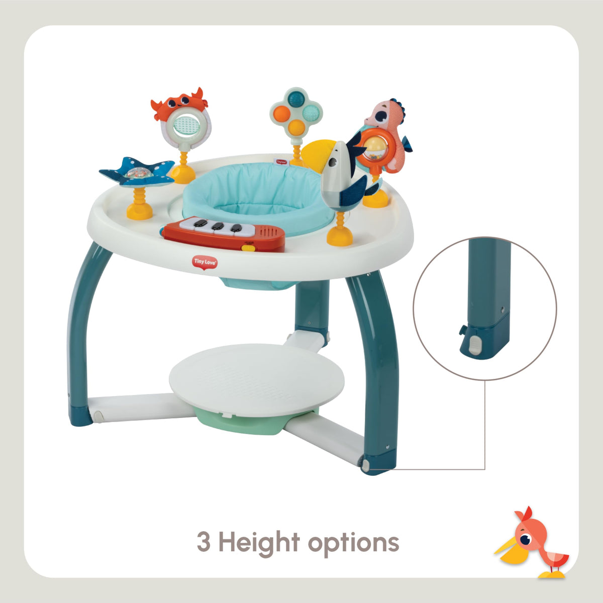 5-in-1 Activity Center with Piano & 6 Toys W5595