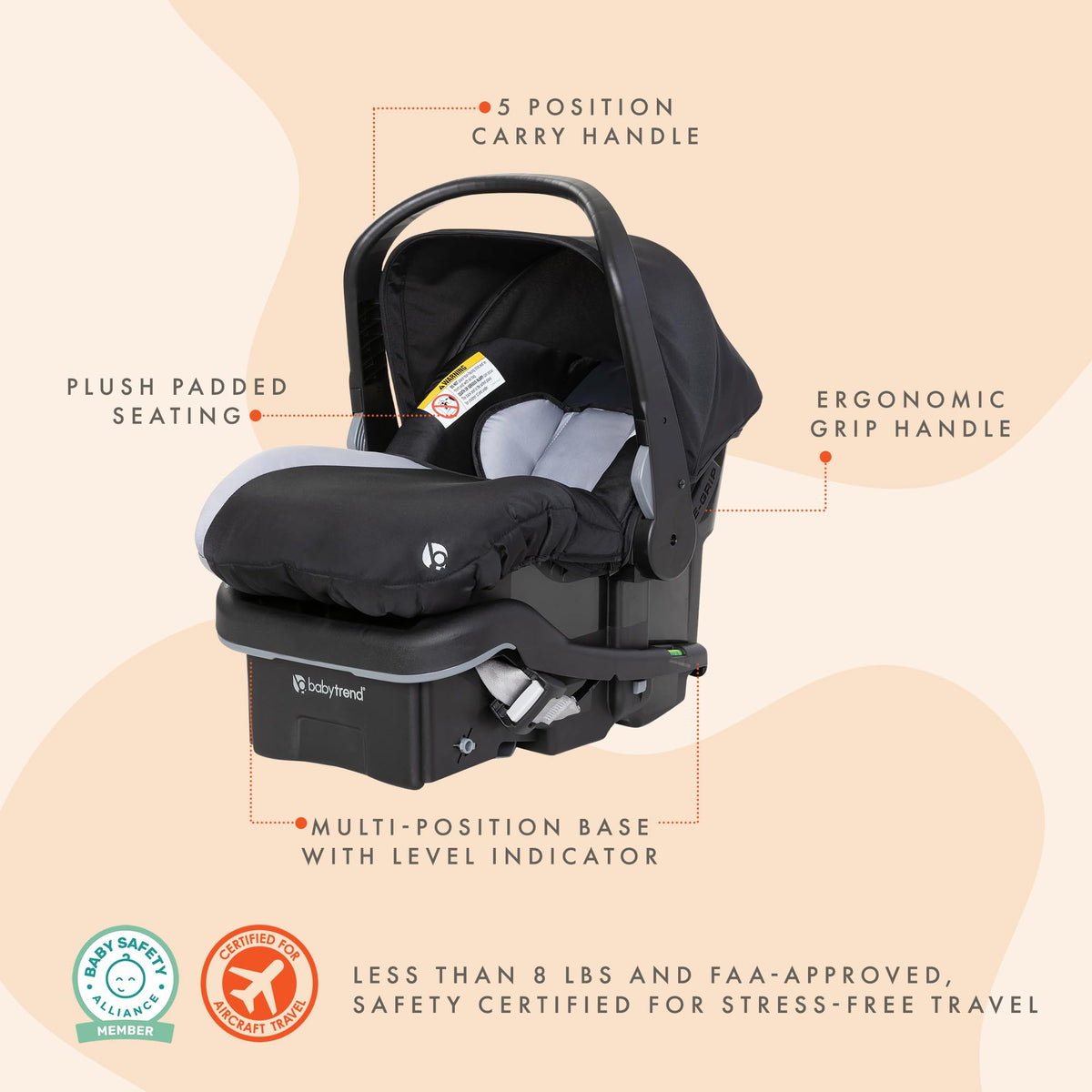 Rear-Facing Infant Car Seat Q952