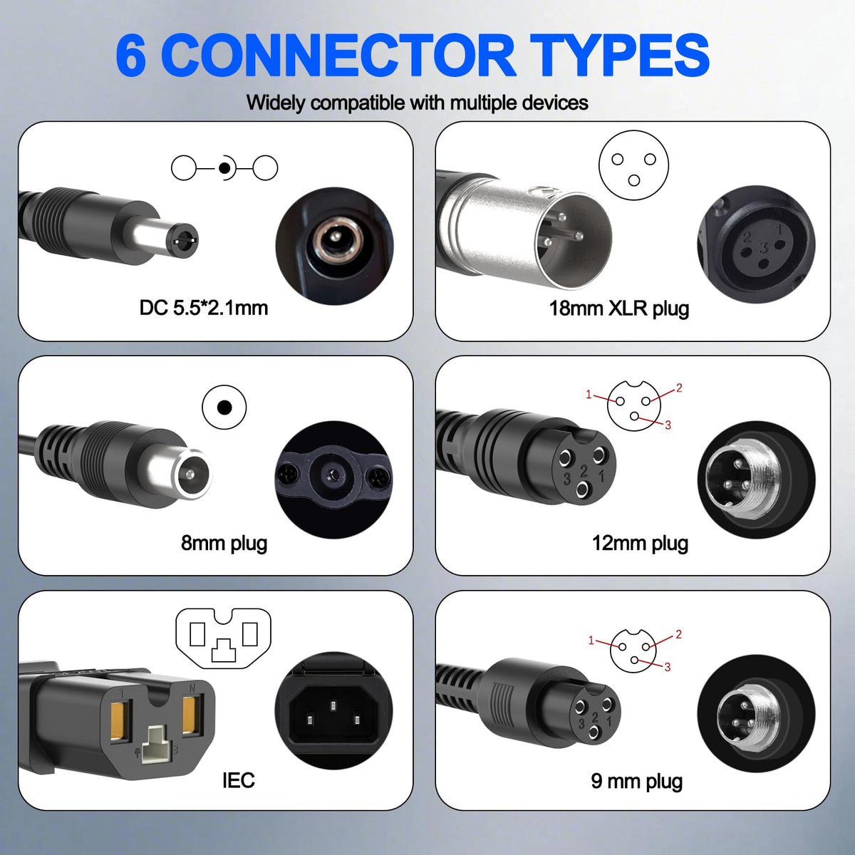 42V 2A Universal Scooter Charger K8995