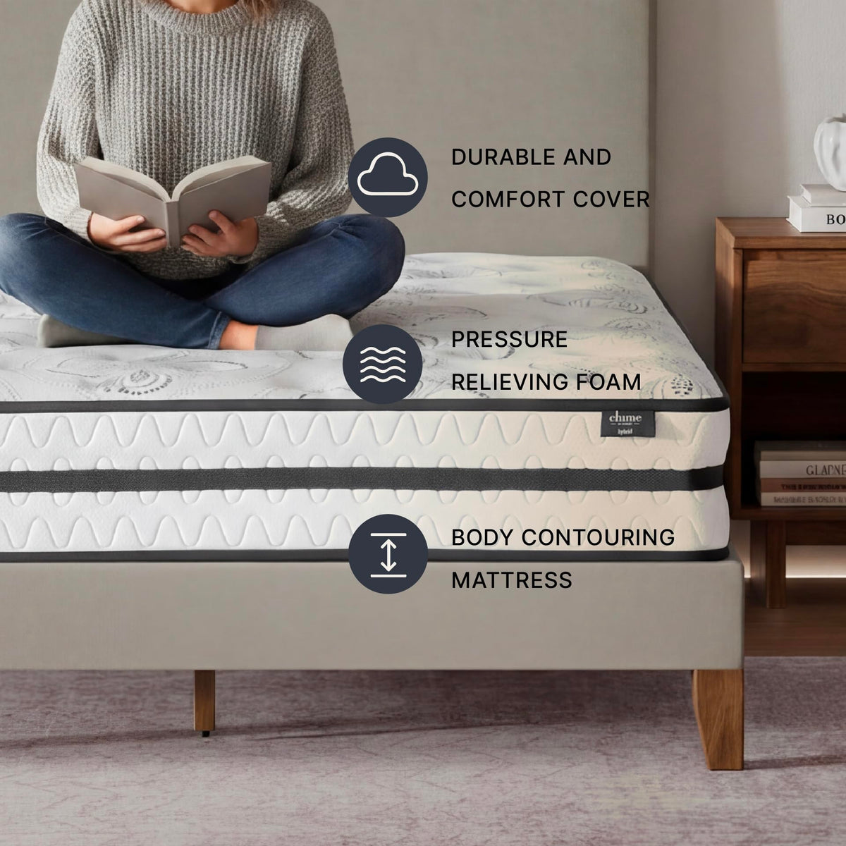 10 Inch Full Hybrid Mattress B2693