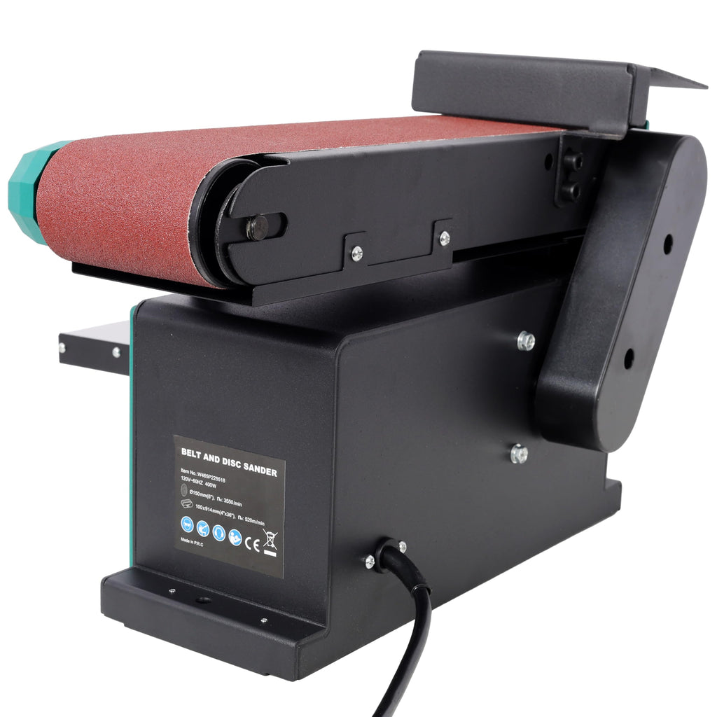 2-in-1 Belt & Disc Sander 4x36" Belt 6" Disc 0-90° Adjustable Tilt 120V X4083