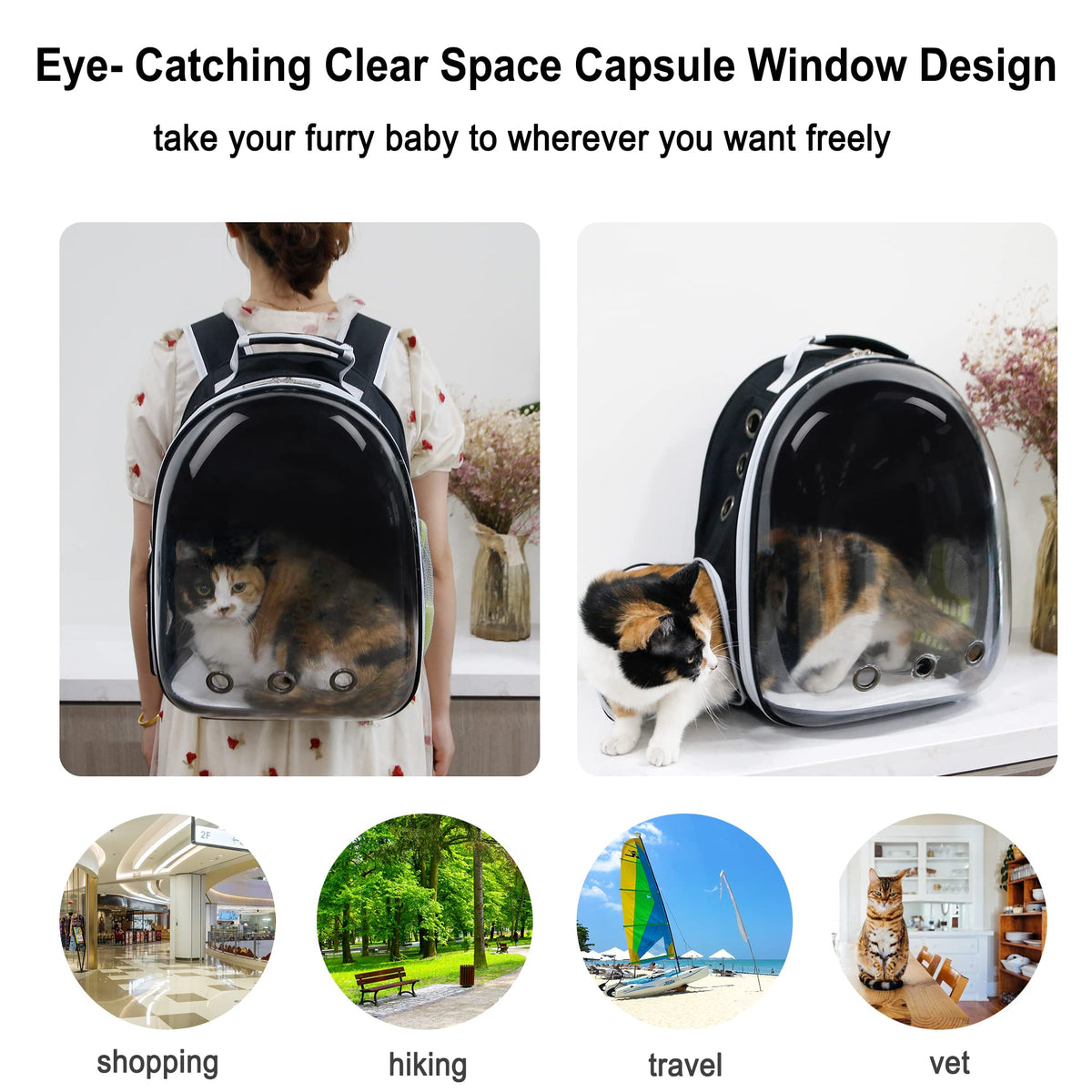 Airline Approved Bubble Cat Backpack N3122