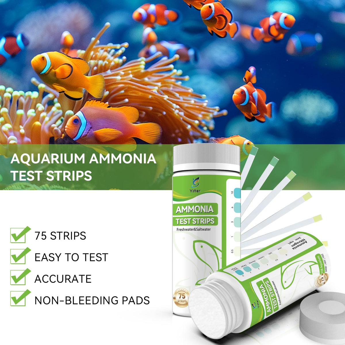 Ammonia Test Strips V29322