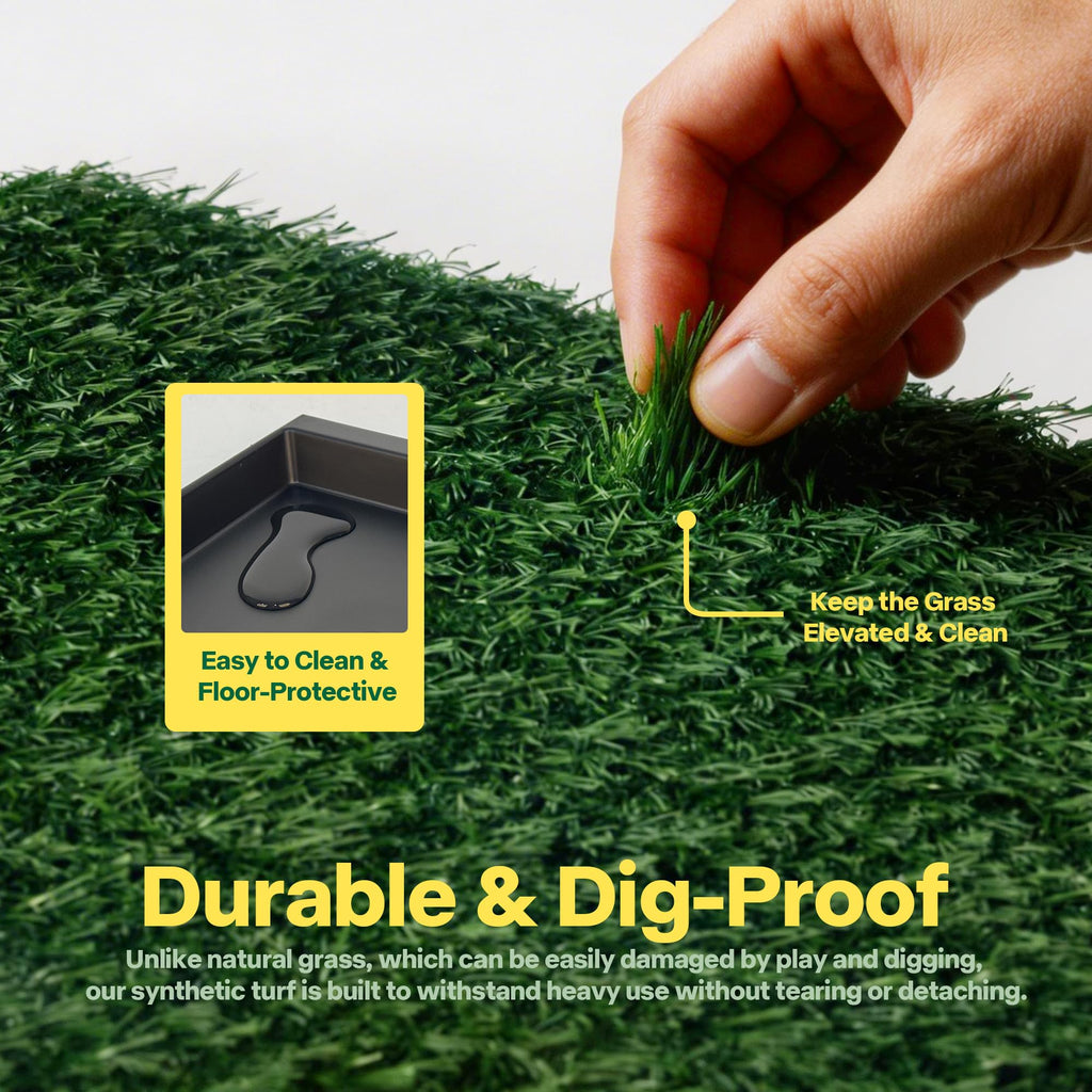 Dog Grass Pad with Tray P67849