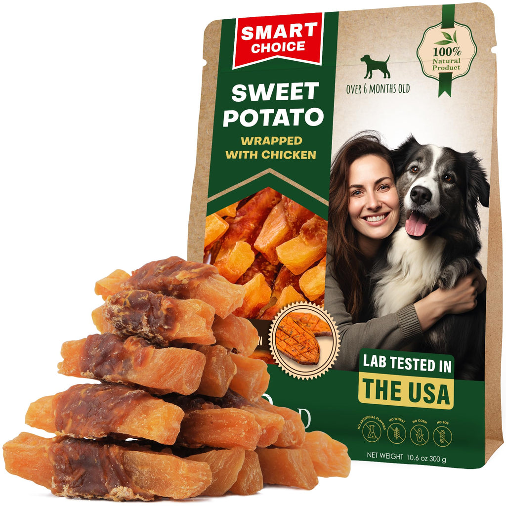 Sweet Potato Dog Treats & Chicken Chews 10.6 Oz P23192