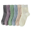 Rayon Bamboo Ankle Socks 6 Pairs U317003