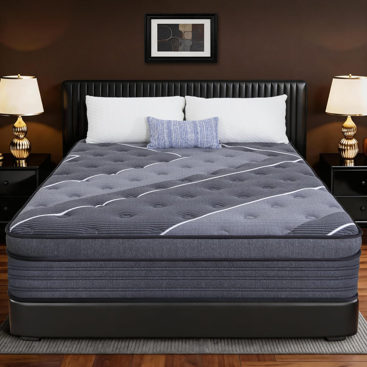 12 Inch Cooling Gel Memory Foam Hybrid Mattress G195