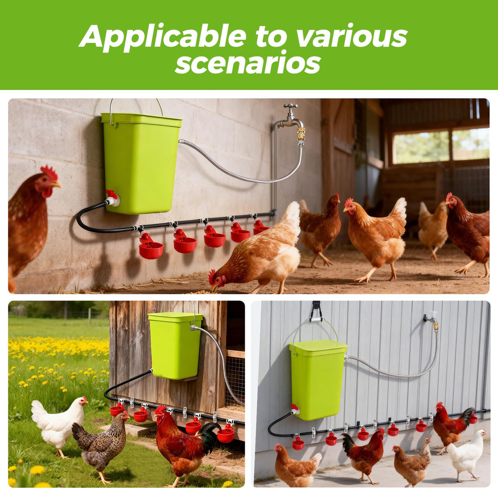 Automatic Chicken Waterer Set K667
