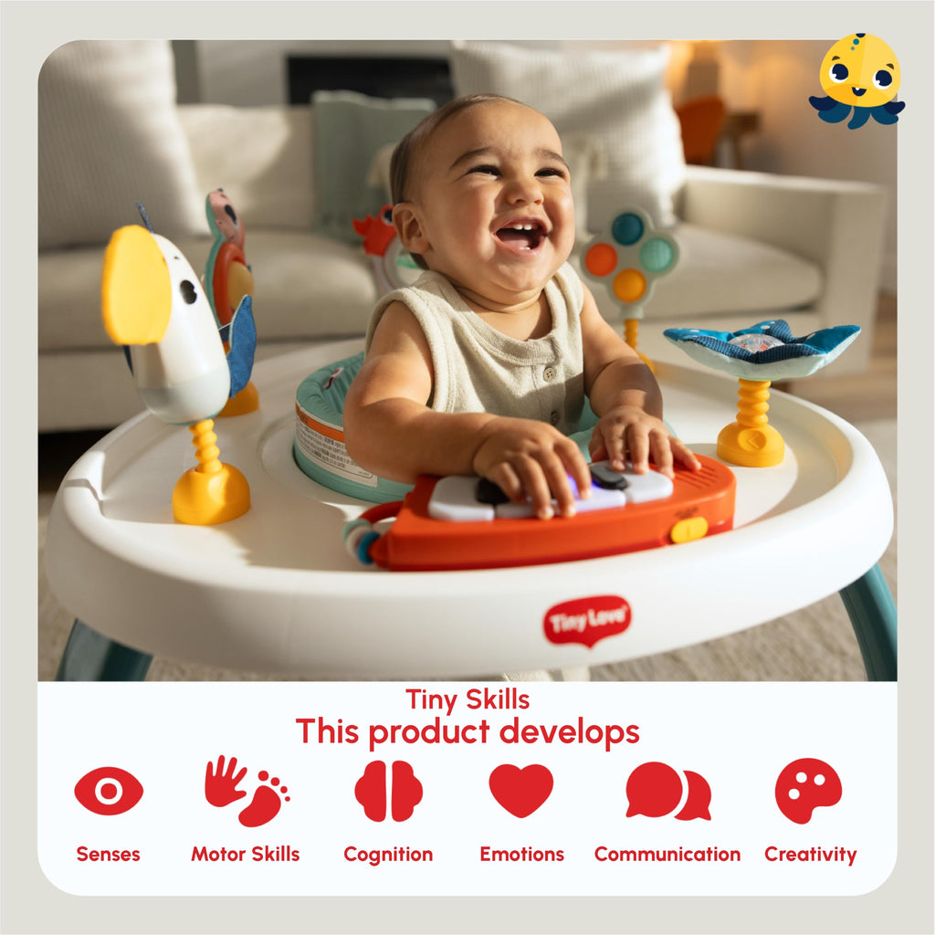 5-in-1 Activity Center with Piano & 6 Toys W5595