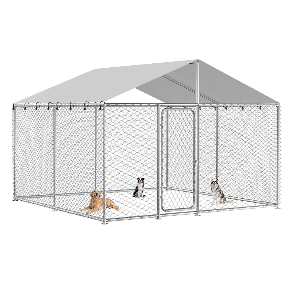 10x10 ft Heavy Duty Outdoor Dog Kennel C9220