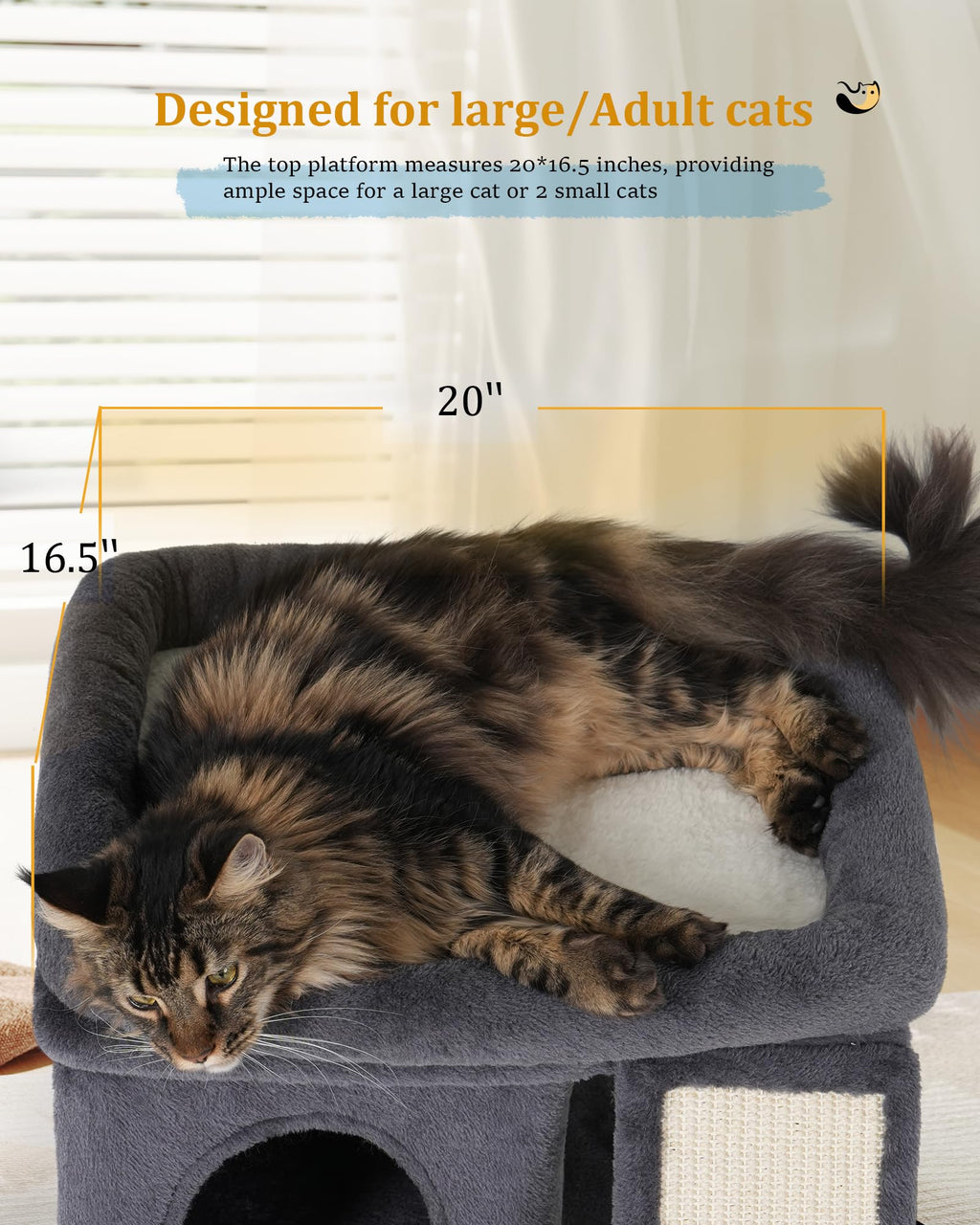 Cat Tree with Perch Bed A135