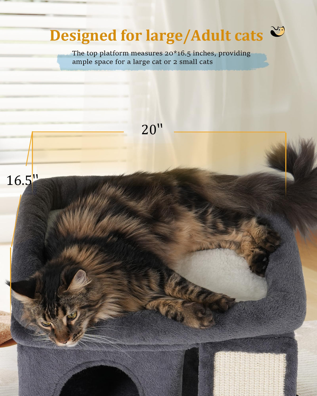 Cat Tree with Perch Bed A135
