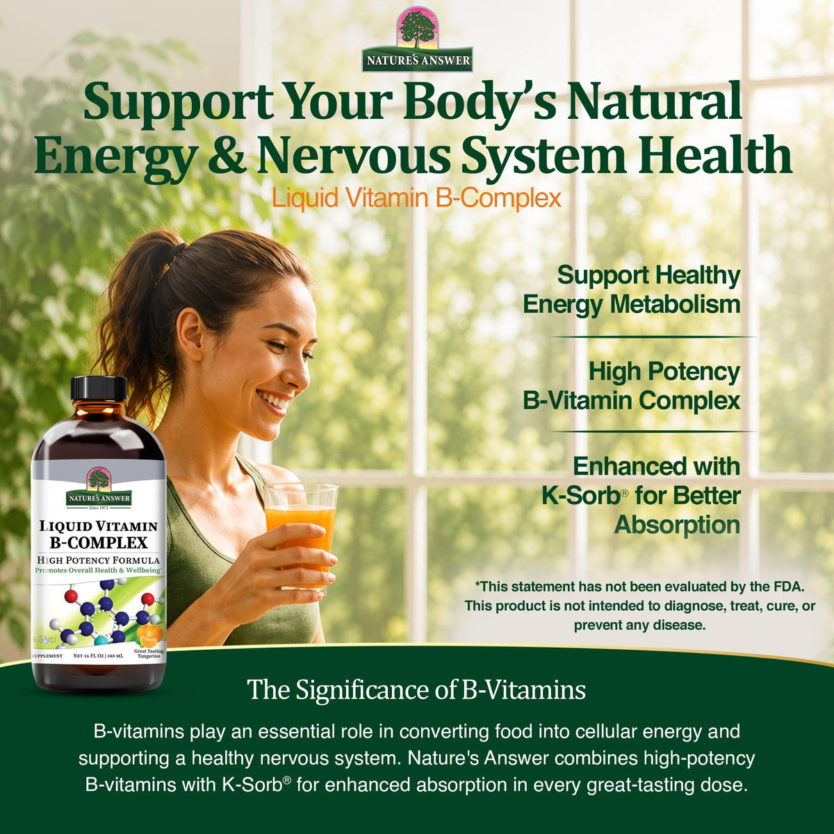 Liquid Vitamin B-Complex 16 Fluid Ounce U130878