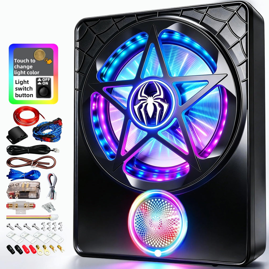 10" Powered Under Seat Subwoofer with Amp Y996