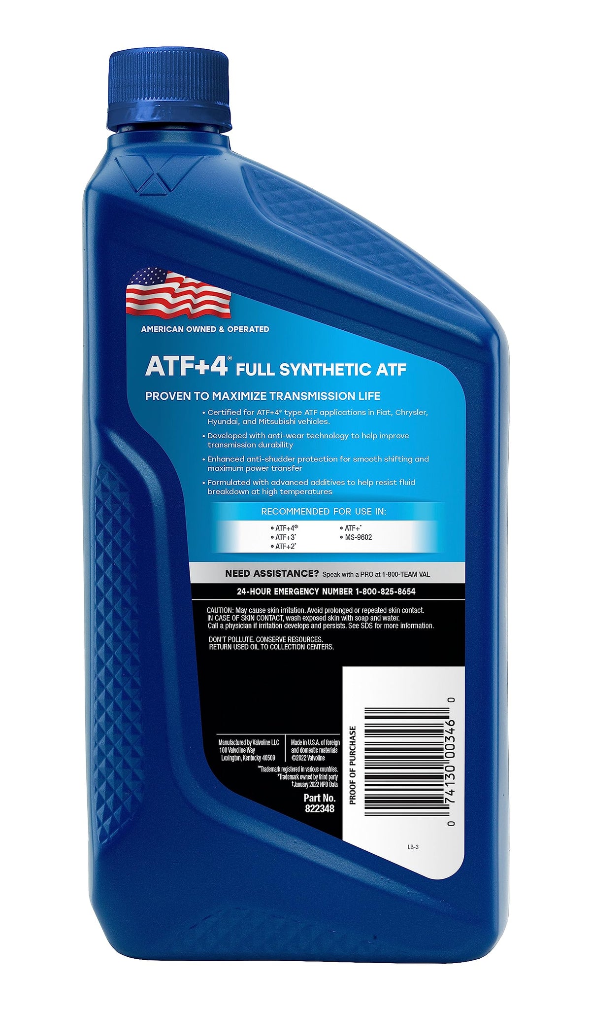 Full Synthetic Automatic Transmission Fluid 1 Quart T907188