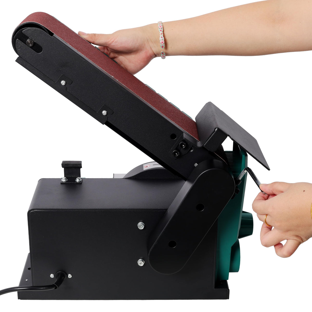 2-in-1 Belt & Disc Sander 4x36" Belt 6" Disc 0-90° Adjustable Tilt 120V X4083