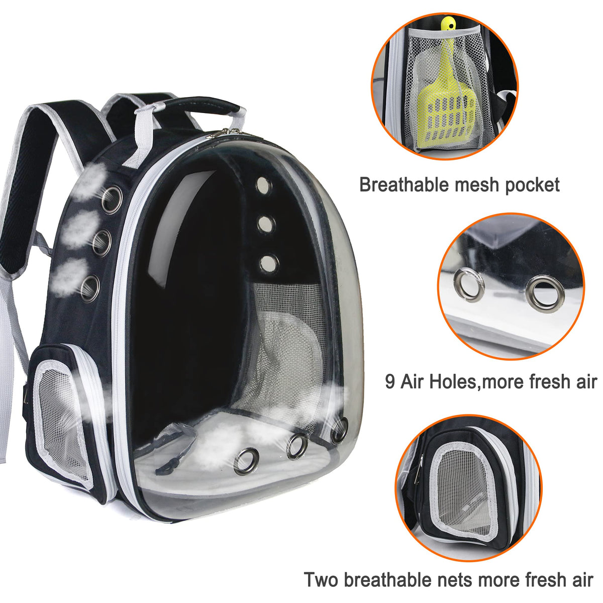 Airline Approved Bubble Cat Backpack N3122