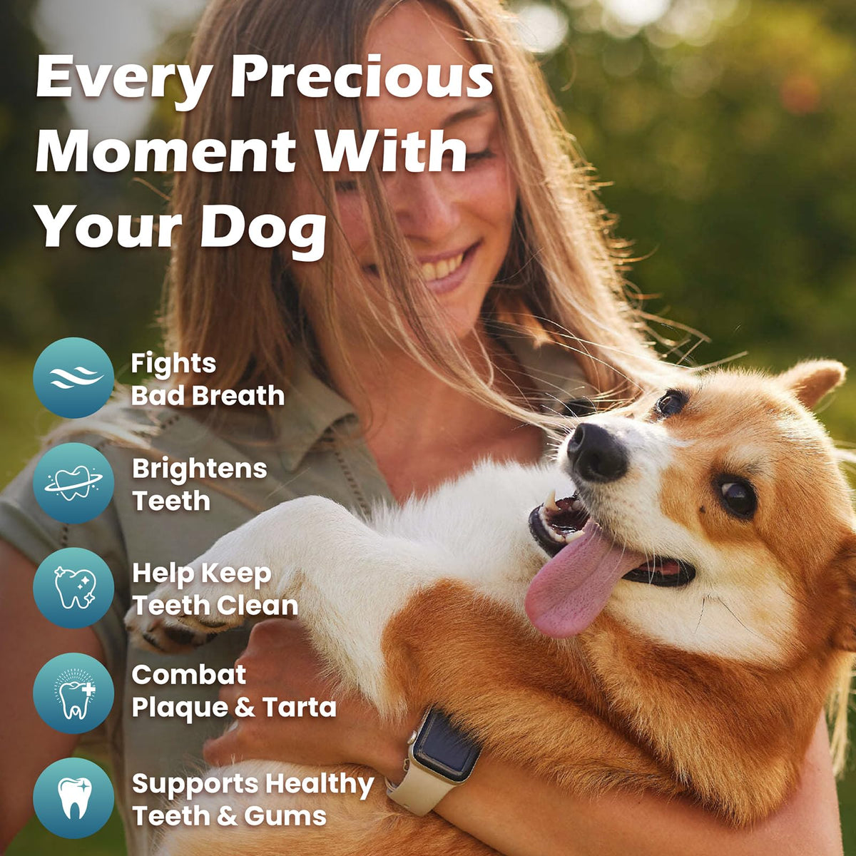 Dog Teeth Cleaning Powder, Dental Powder and Breath Freshener, 200 Grams C34515