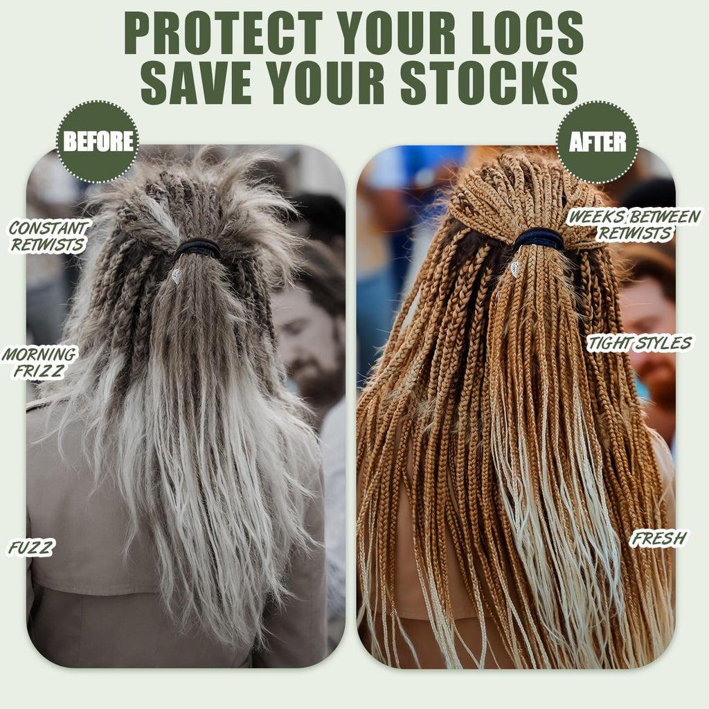 2 Pcs Dreadlock Sleep Cap T566