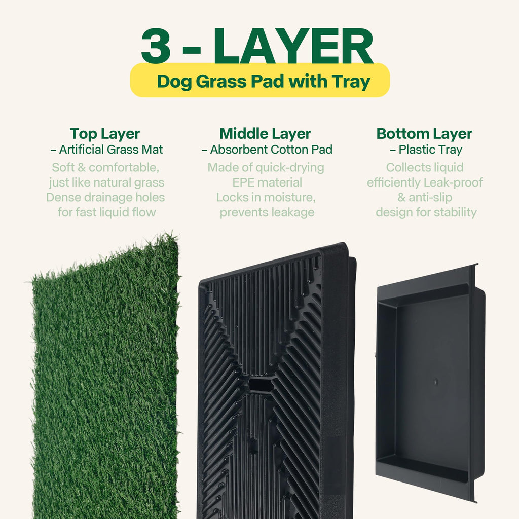 Dog Grass Pad with Tray P67849