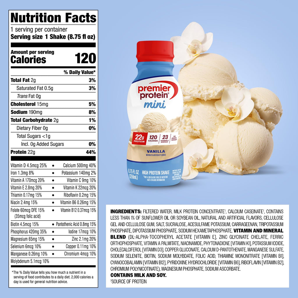 Vanilla 22g Protein Shake 12 Pack R6550