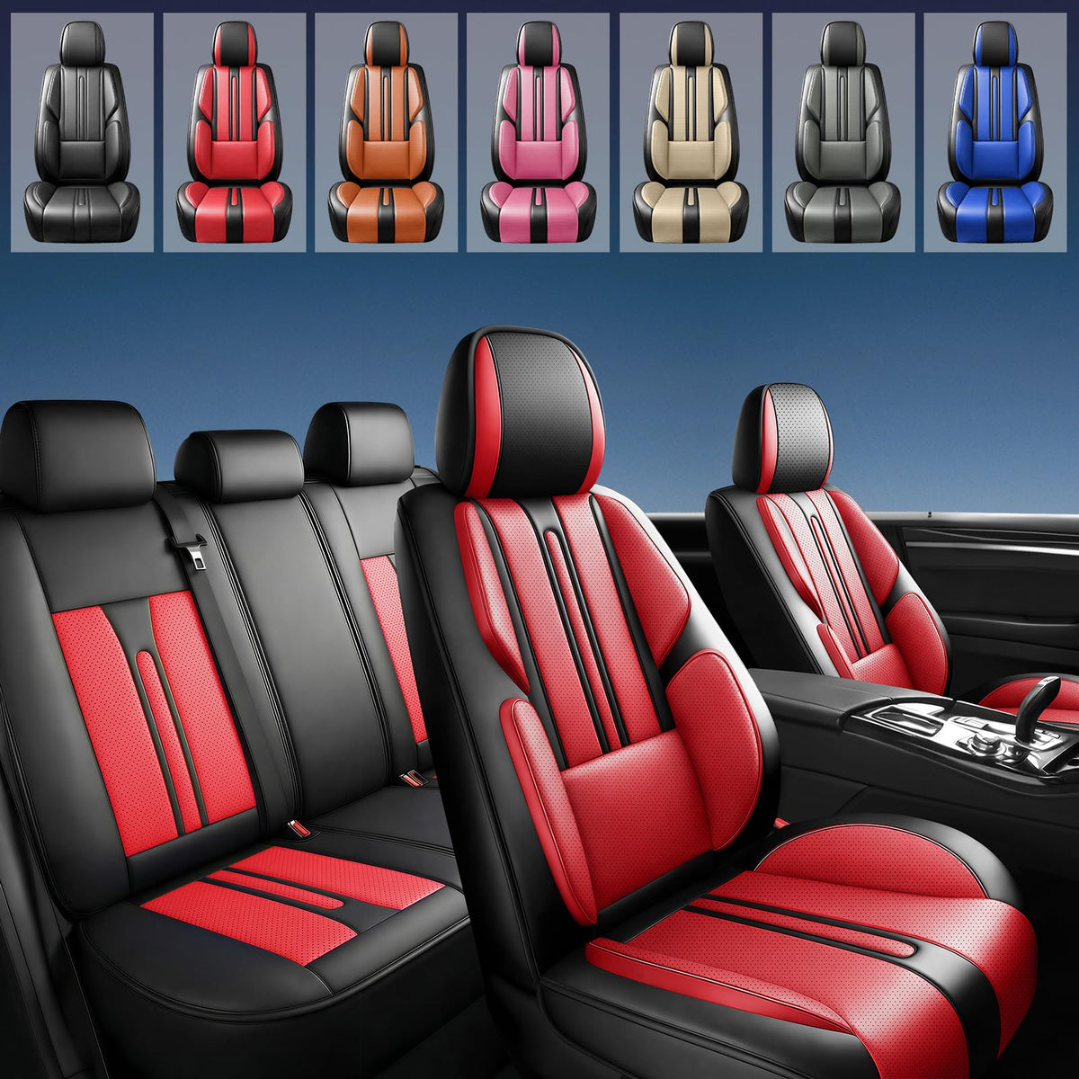 Car Seat Covers Full Set 5 Seat A17415