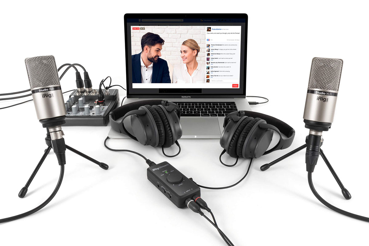 Stereo Audio Interface with USB-C, Lightning and USB A37767