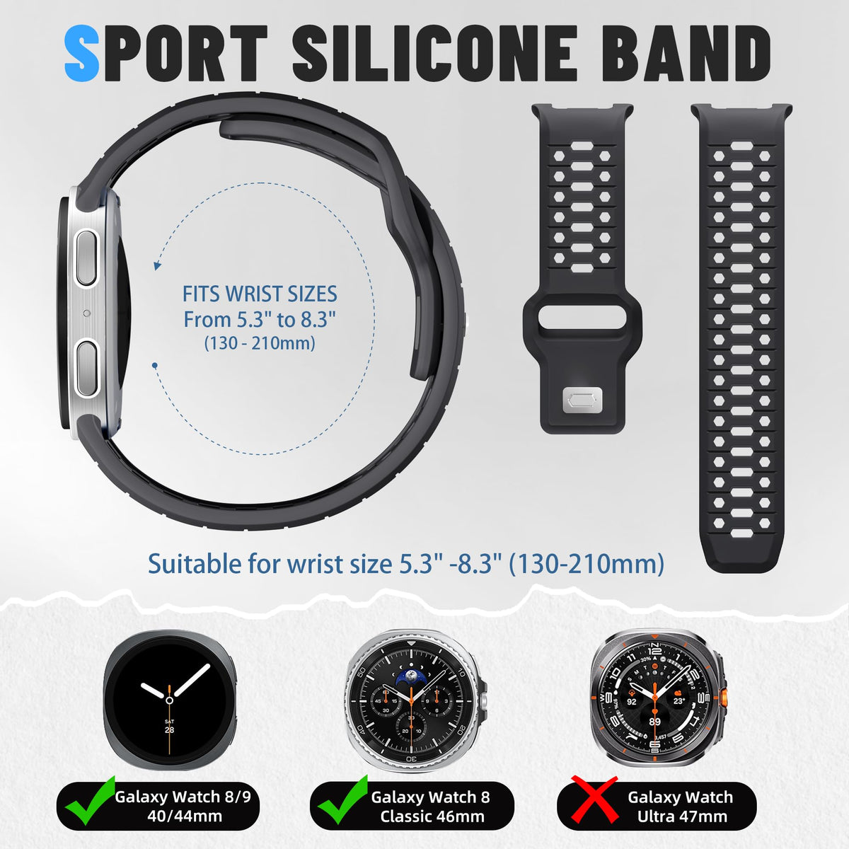 Galaxy Watch 8 9 40mm 44mm Band S83428