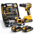 3/8" Brushless Compact Drill Tool Set with Drill Bit and Sockets X93075