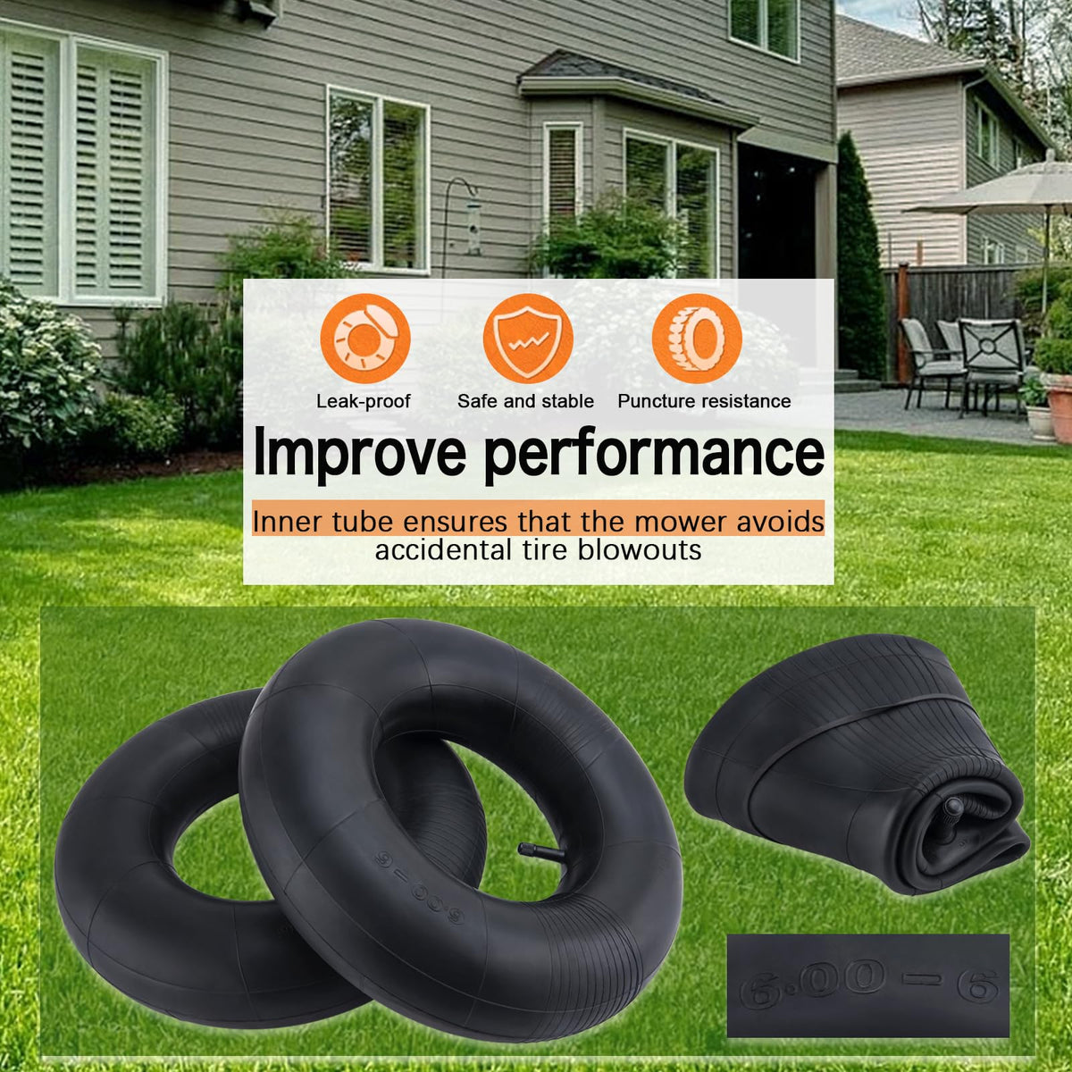15x6.00-6 Inner Tubes 2 Pack I619313