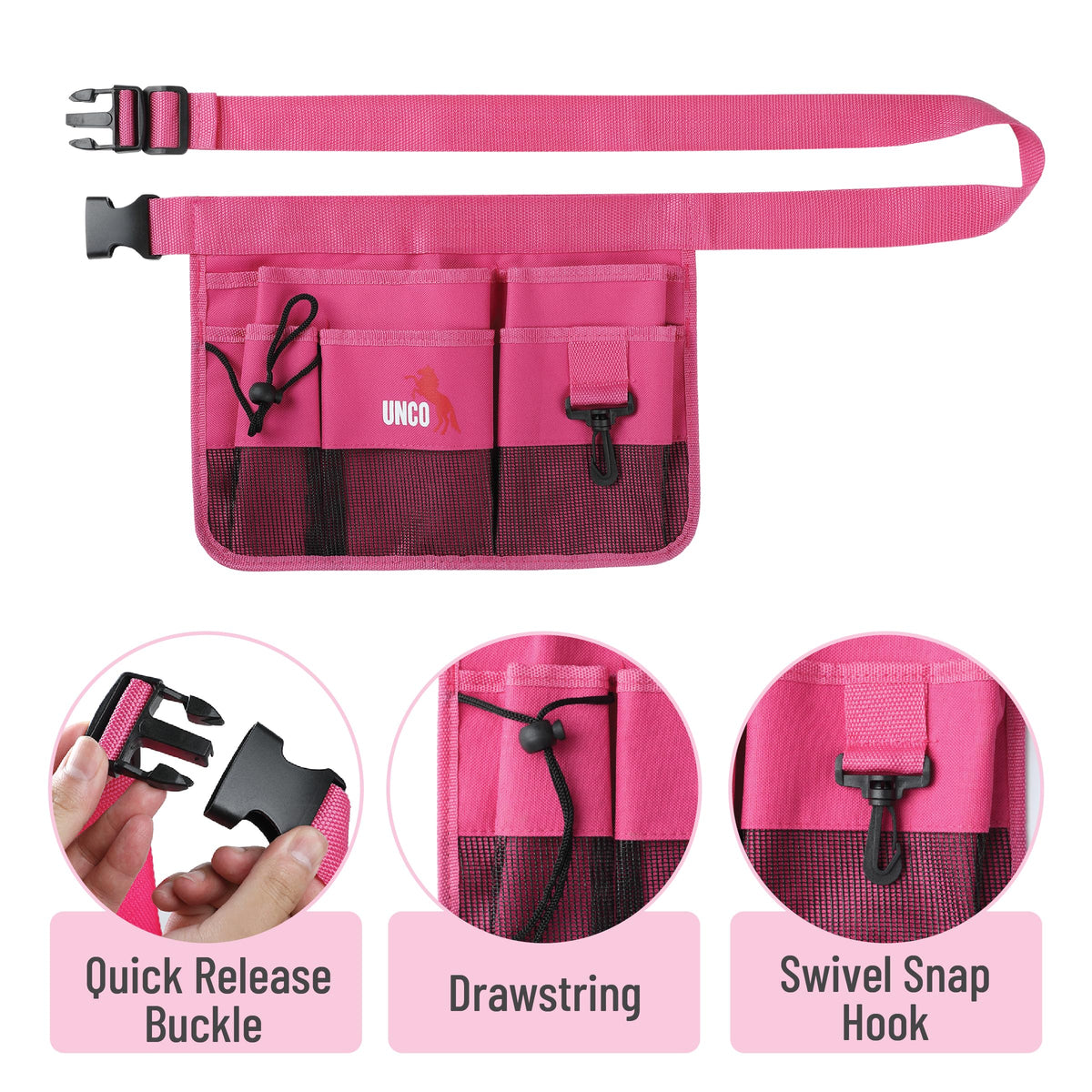 Pink 7 Pocket Garden Tool Belt S48361