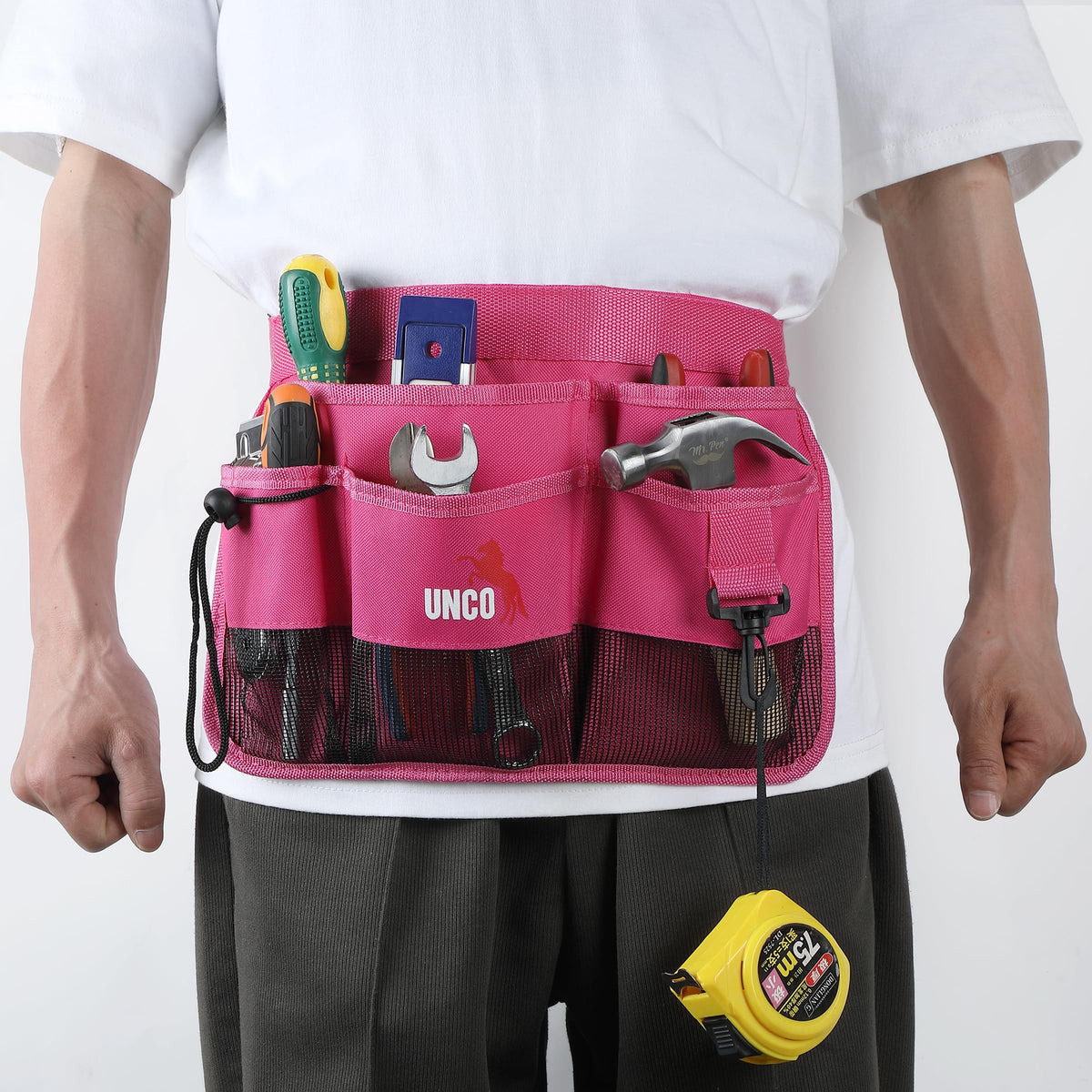 Pink 7 Pocket Garden Tool Belt S48361